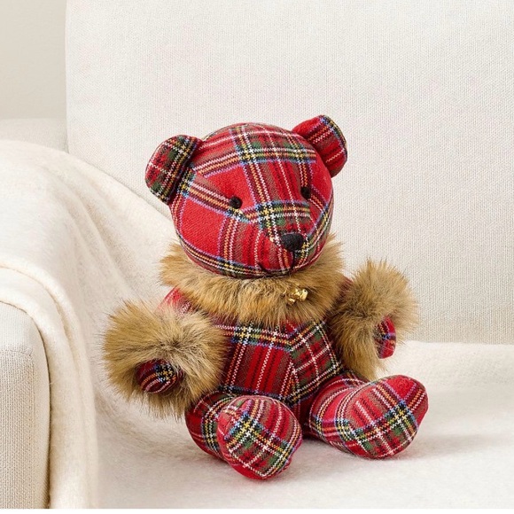 NWT Pottery Barn Beverly Bear Shaped Pillow